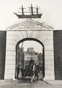 The Old Gateway, West India Docks, pre-1932